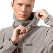 Jack Wolfskin Windbreaker Desert Wind (windproof, water-repellent, PFC-free) light grey Men